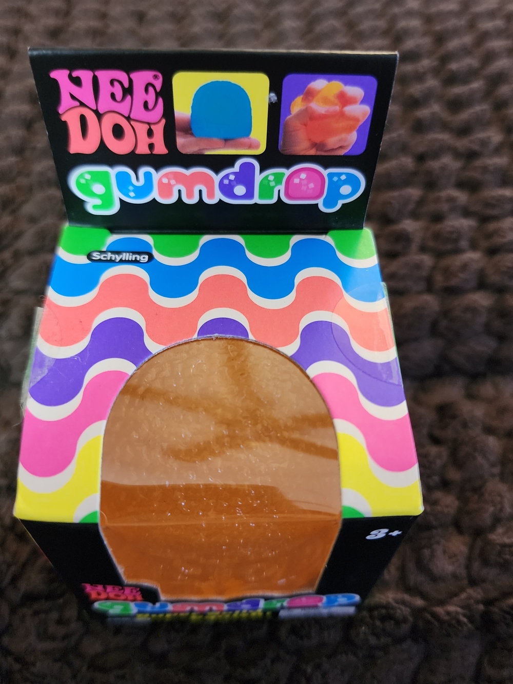 NeeDoh Gumdrop Squishy Toy - Orange. BRAND NEW